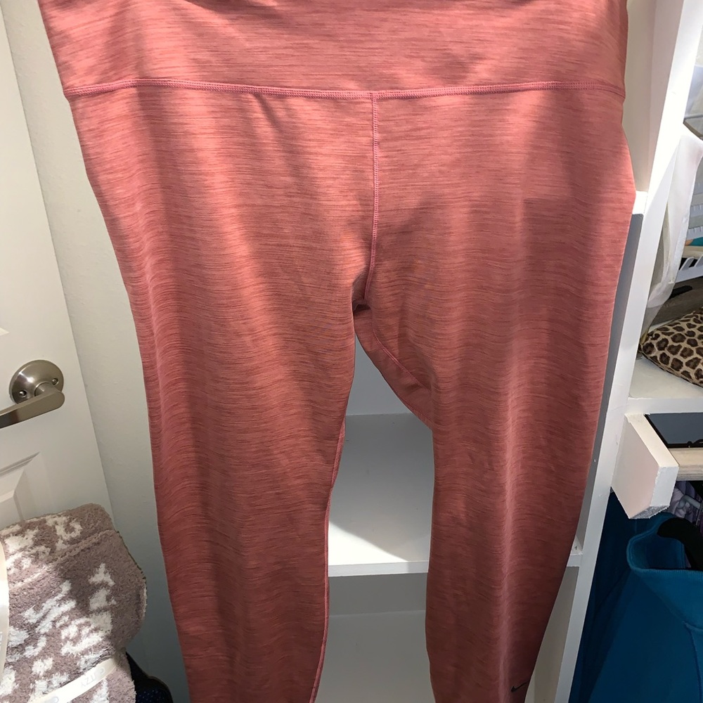 Nike mid rise/full length workout pants